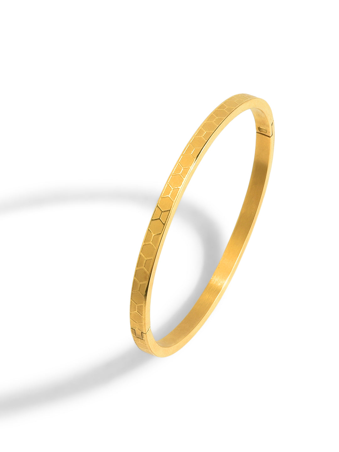Golden stainless steel band