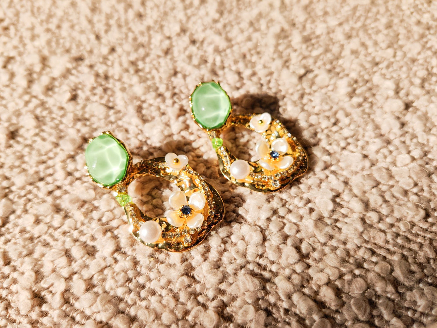 Statement crystal studs