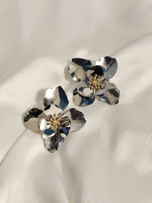 Silver Floret studs